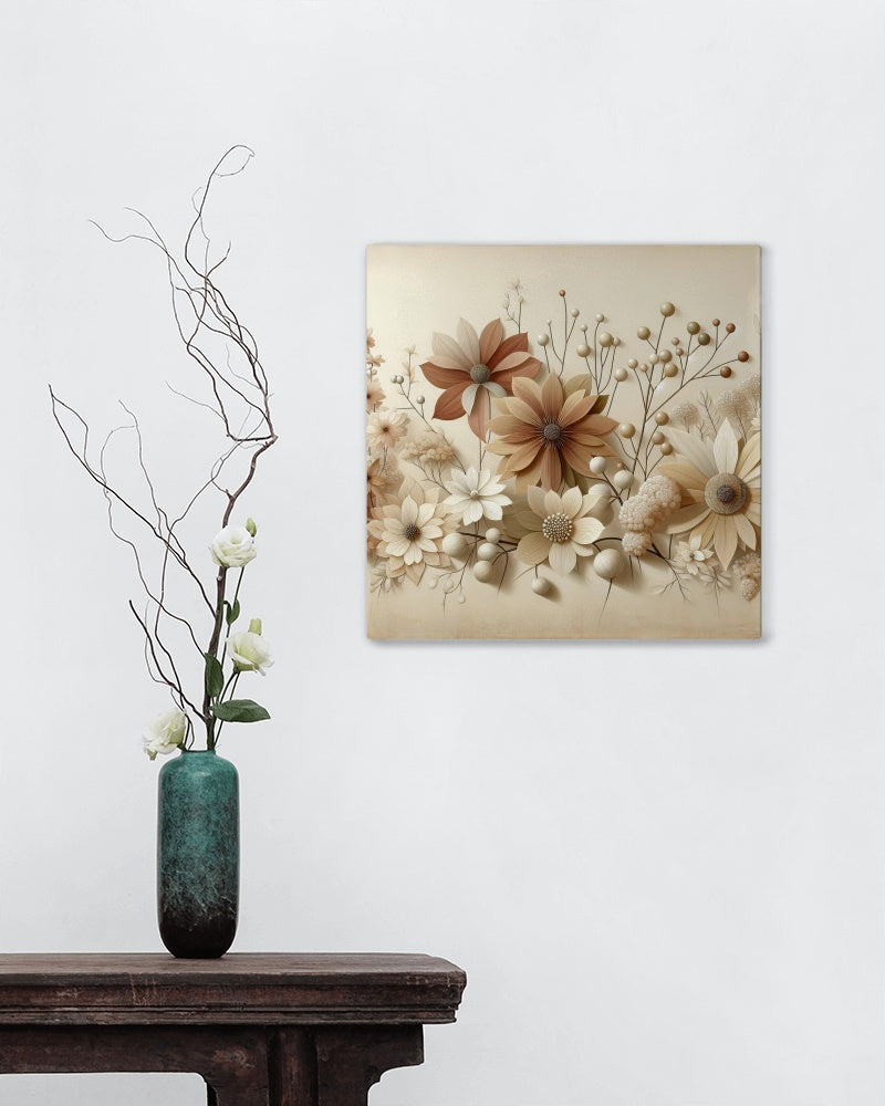 Floribunda Praeclara Oilpainting - Delicate & Ethereal Floral Art