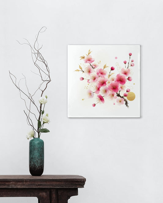 Auroral Sakura: Ethereal & Luminous Japanese Watercolor Art