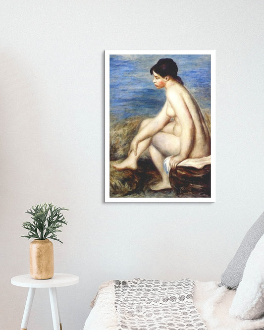 Bather by Pierre-Auguste Renoir Impressionism Art dated 1893