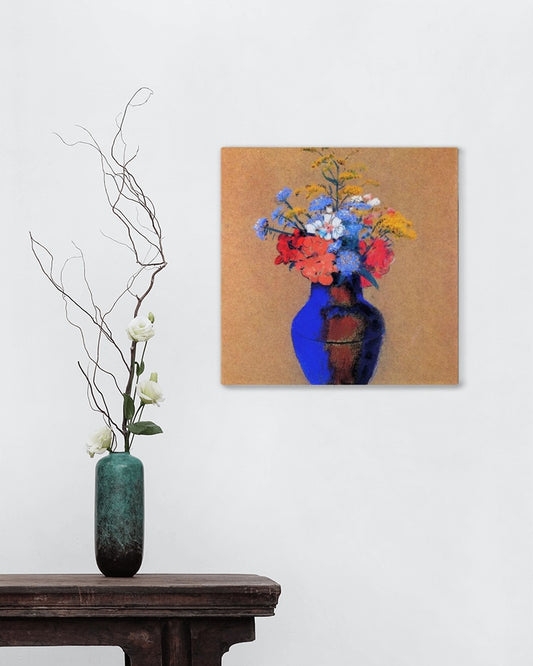 Wild Flowers in a Vase by Odilon Redon Realism Art