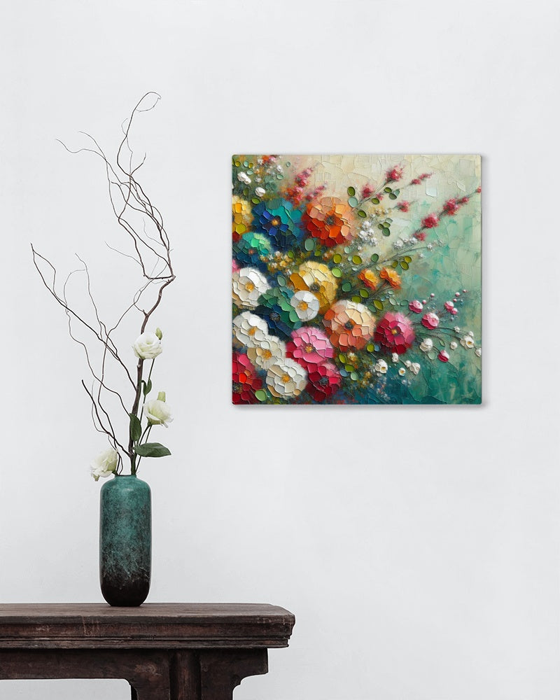 Vibrantus Florigo Floral Oilpainting Art