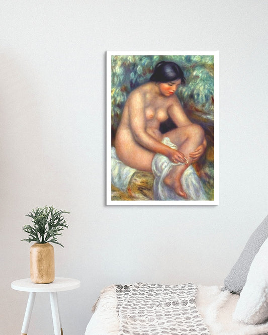 Bather wiping a wound by Pierre-Auguste Renoir Impressionism Art dated 1909