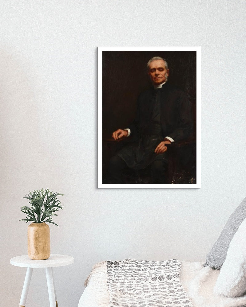 The Reverend Canon Boyce by Julian Ashton Realism Art dated 1917