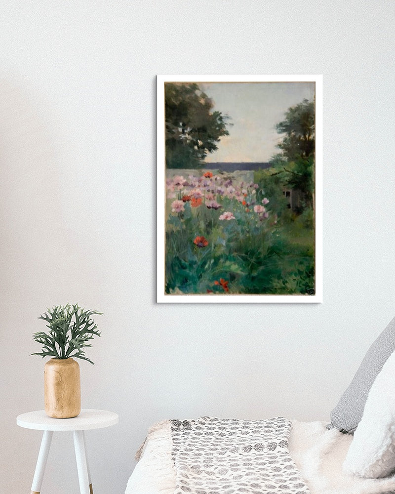 Jardin fleuri by Louise Abb&#233;ma Impressionism Art