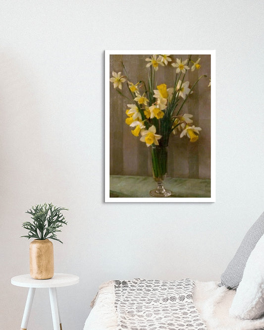 Daffodils by William Logsdail Realism Art dated 1935