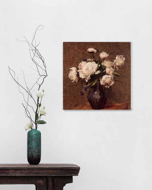 Bouquet of Peonies by Henri Fantin-Latour Realism Art dated 1878