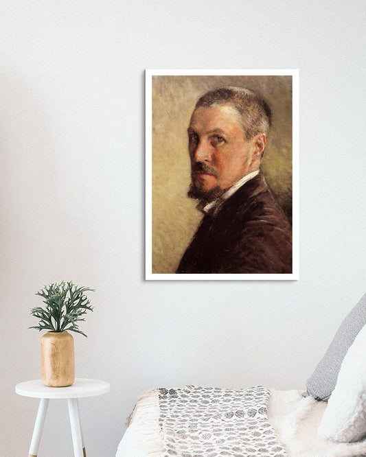 Self-Portrait by Gustave Caillebotte Impressionism Art dated 1889