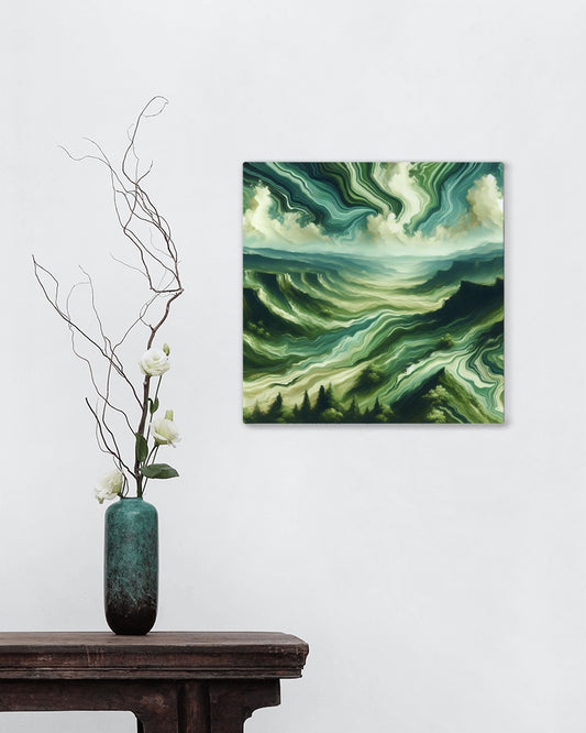 Verdant Praesidium Landscape Oilpainting Art