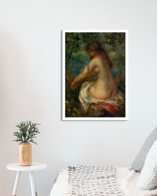 Bather by Pierre-Auguste Renoir Impressionism Art dated 1905