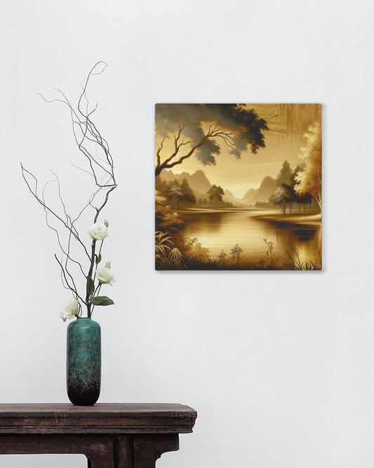 Aureus Vistarama Serene Landscape Oilpainting Art