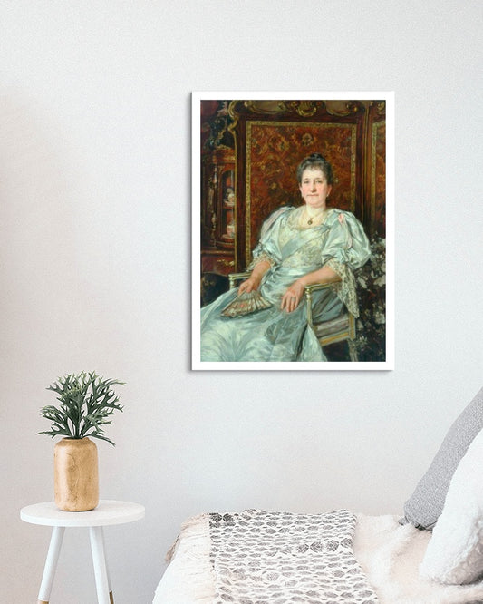 Mrs Alfred Illingworth by James Charles Realism Art