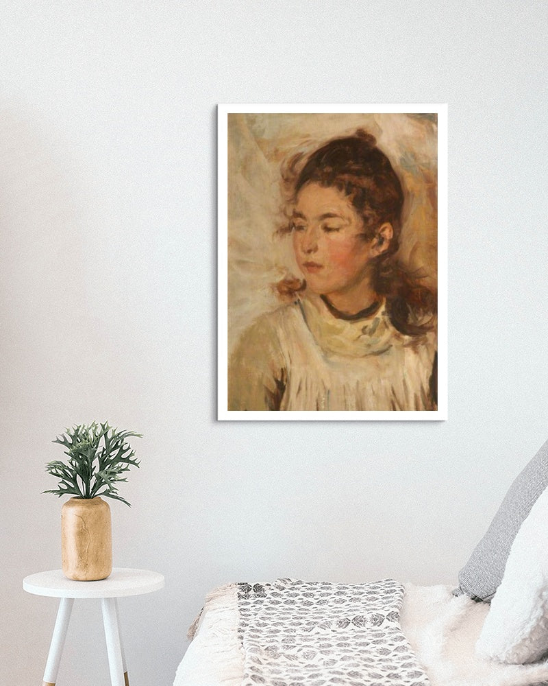 Portrait of the Artist&#39;s Daughter by James Charles Impressionism Art