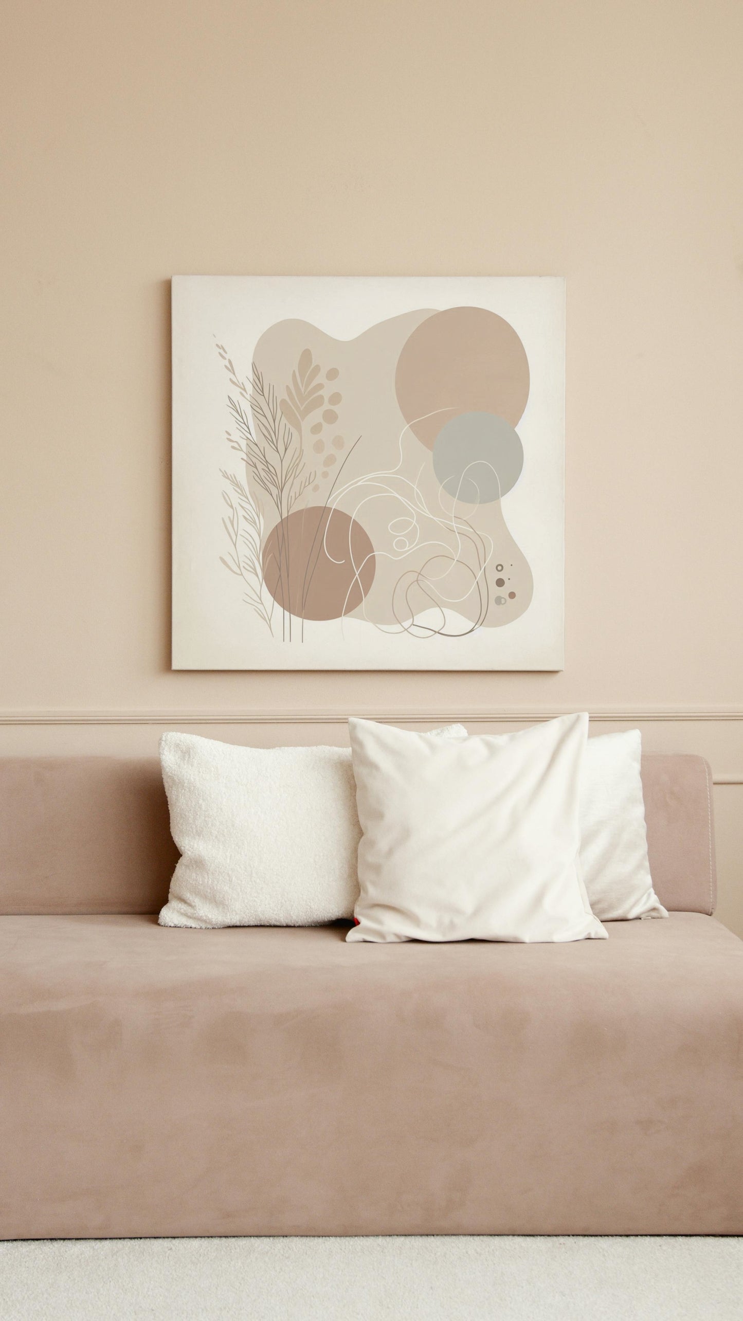 Boho Serenity 3: Modern Minimalist Wall Art