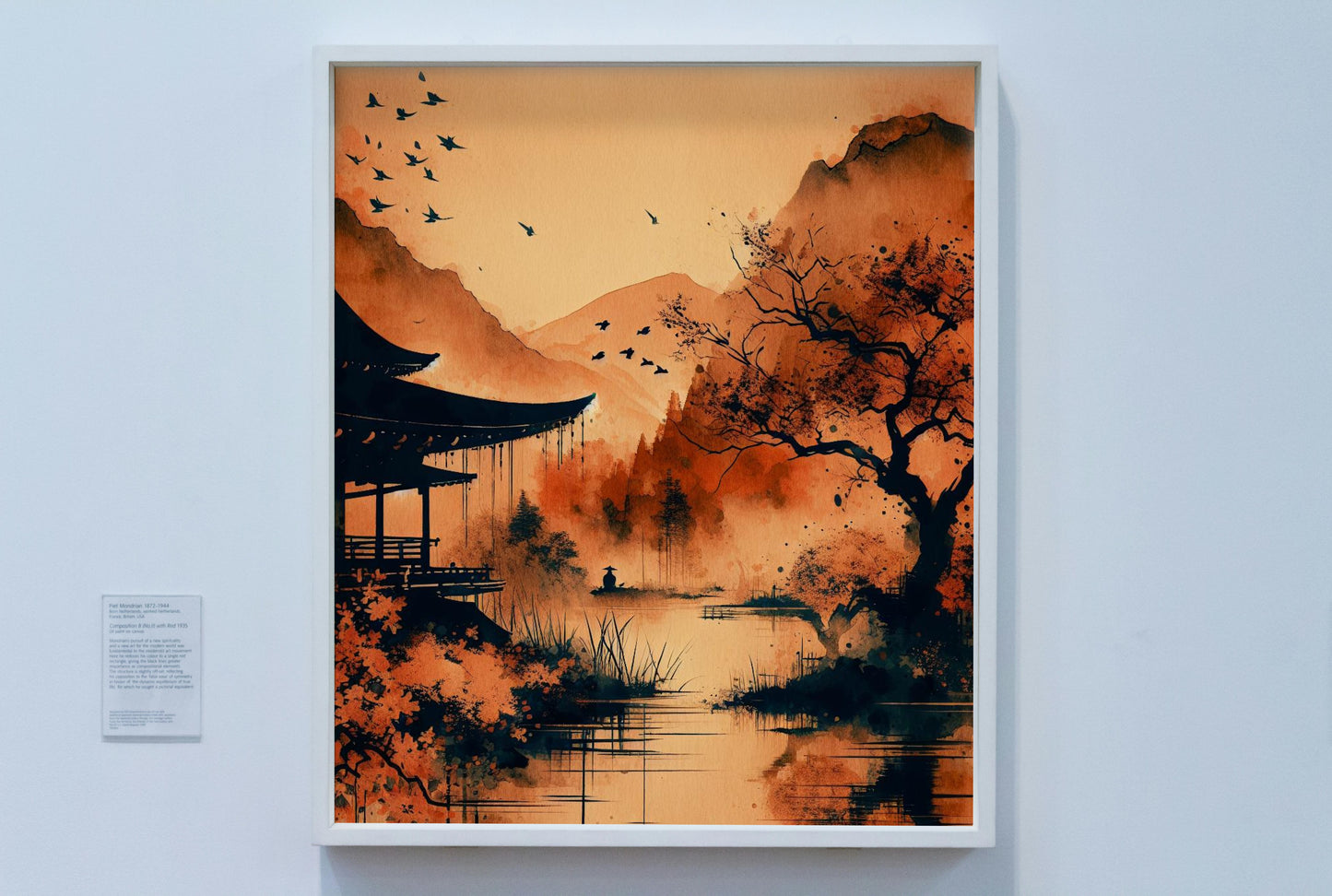 Aurantiaco-Nigrum Vaporo: Exquisite Japanese Watercolor Art