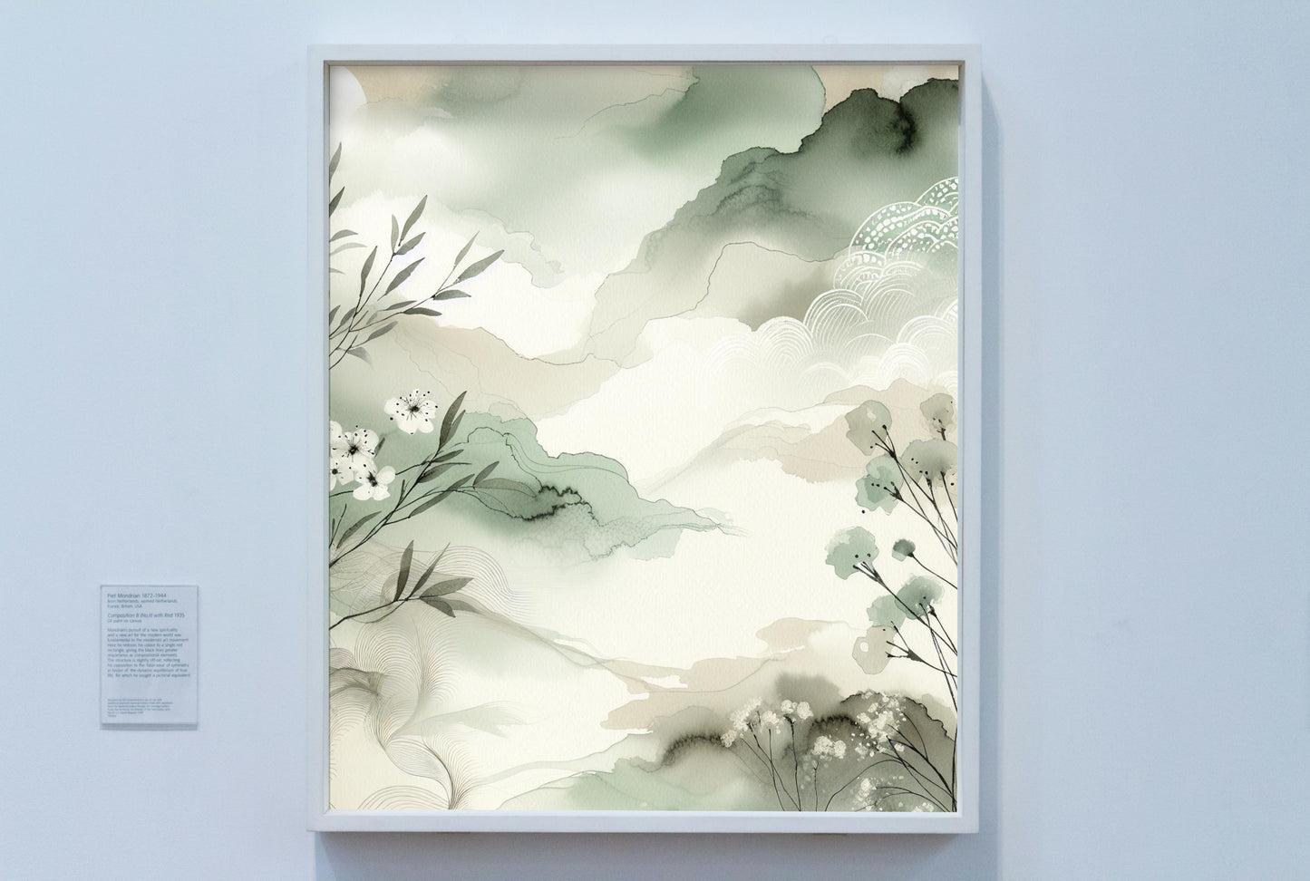 Serenum Natura: Tranquil and Ethereal Japanese Watercolor Art