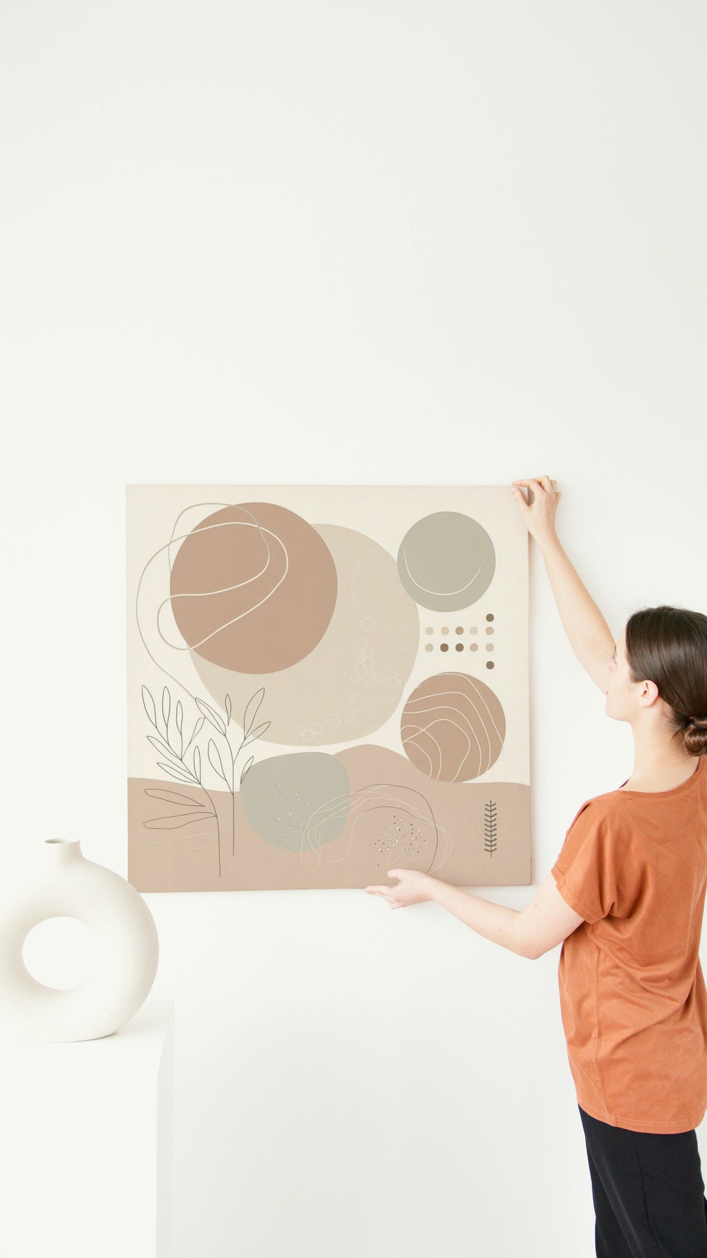 Boho Serenity: Modern Minimalist Wall Art