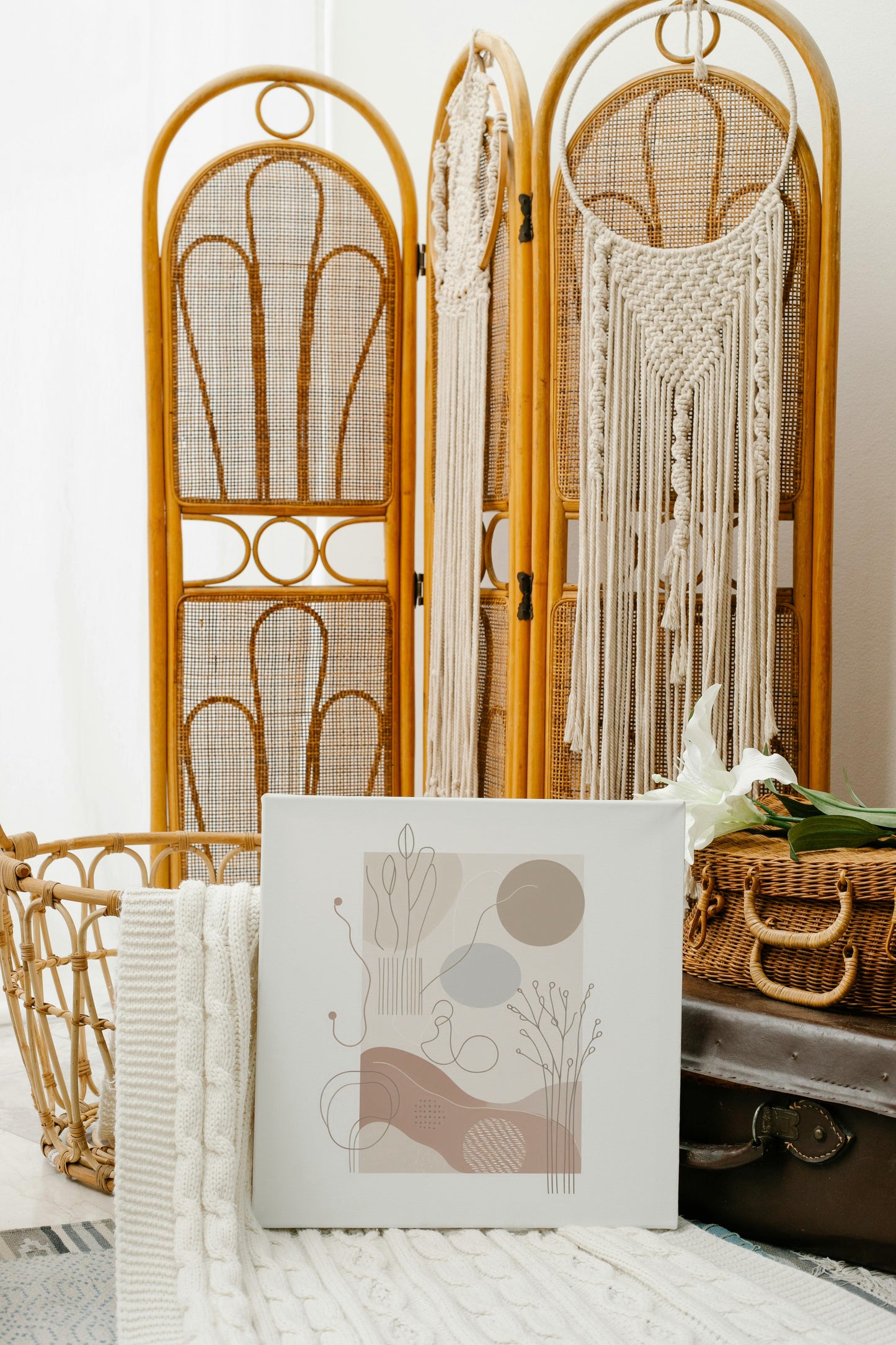 Boho Serenity 2: Modern Minimalist Wall Art