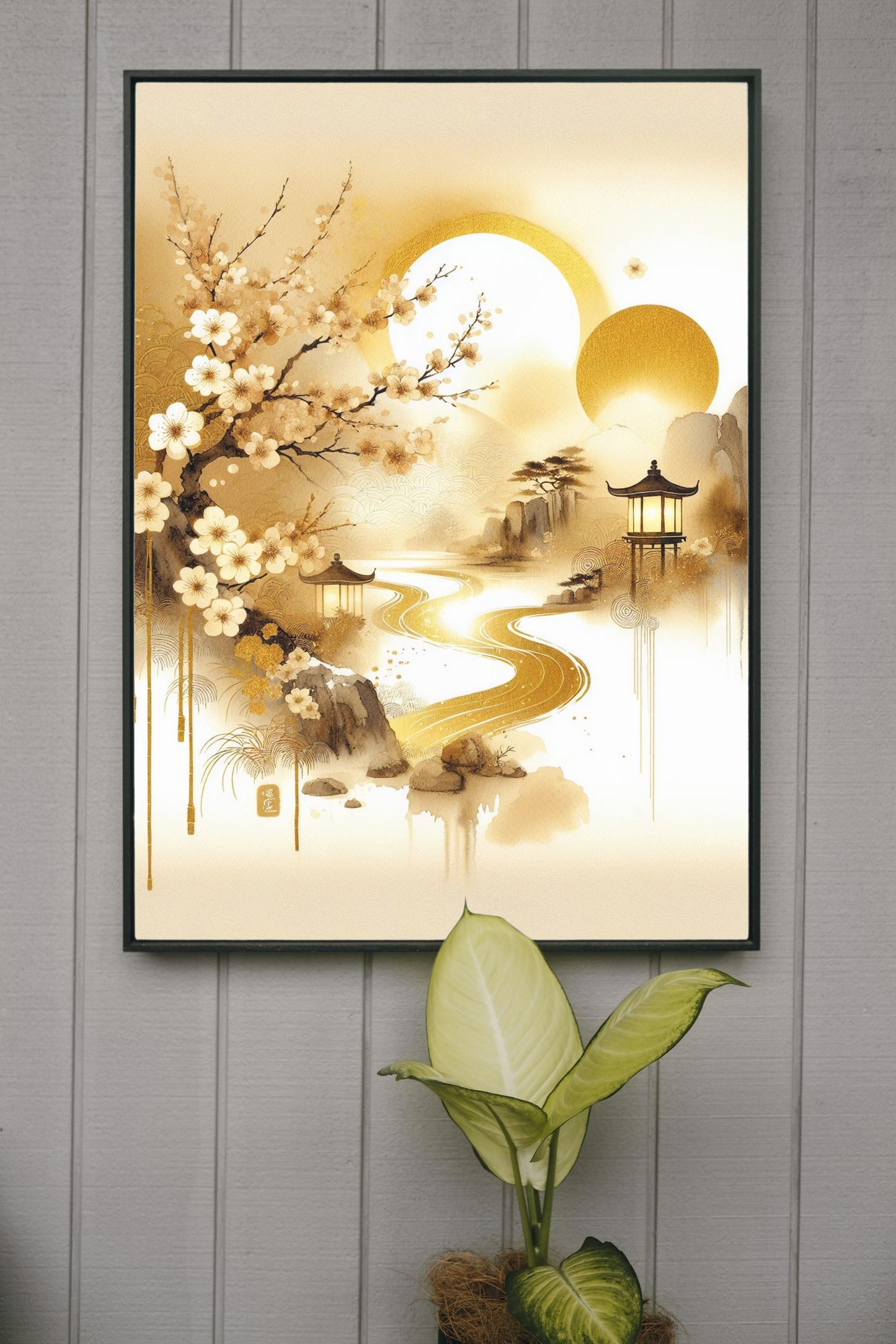 Aureum Nalin Japanese Watercolor Art