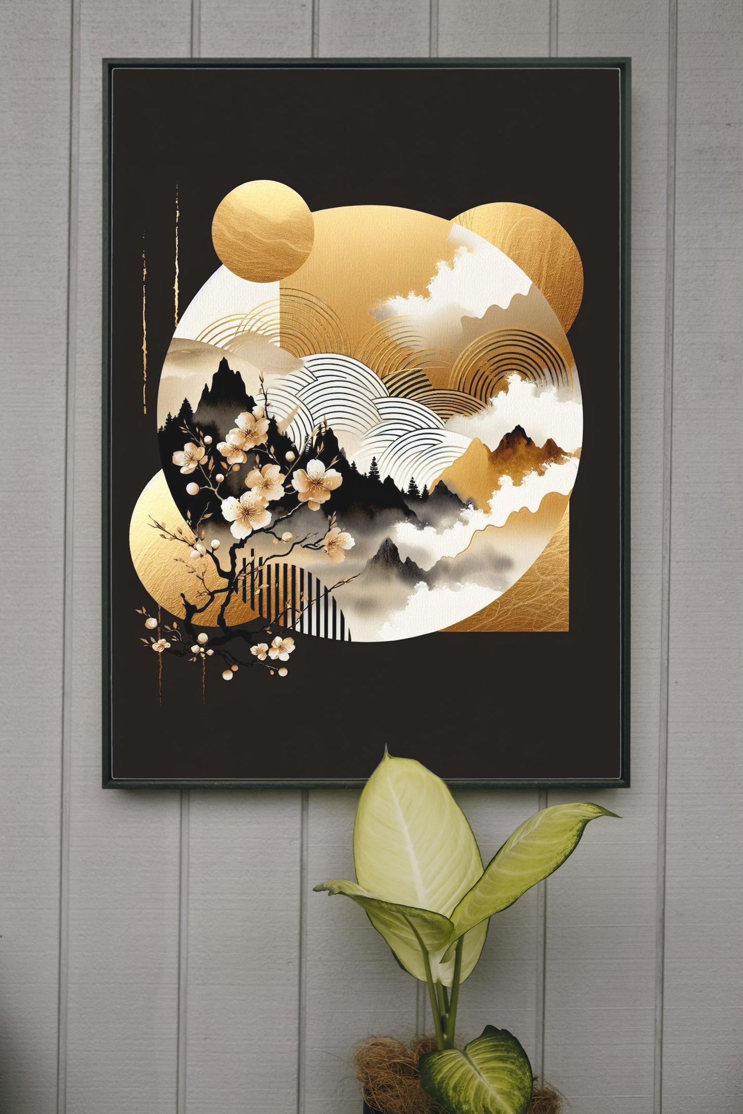 Aureum Nalinam Japanese Watercolor Elegance