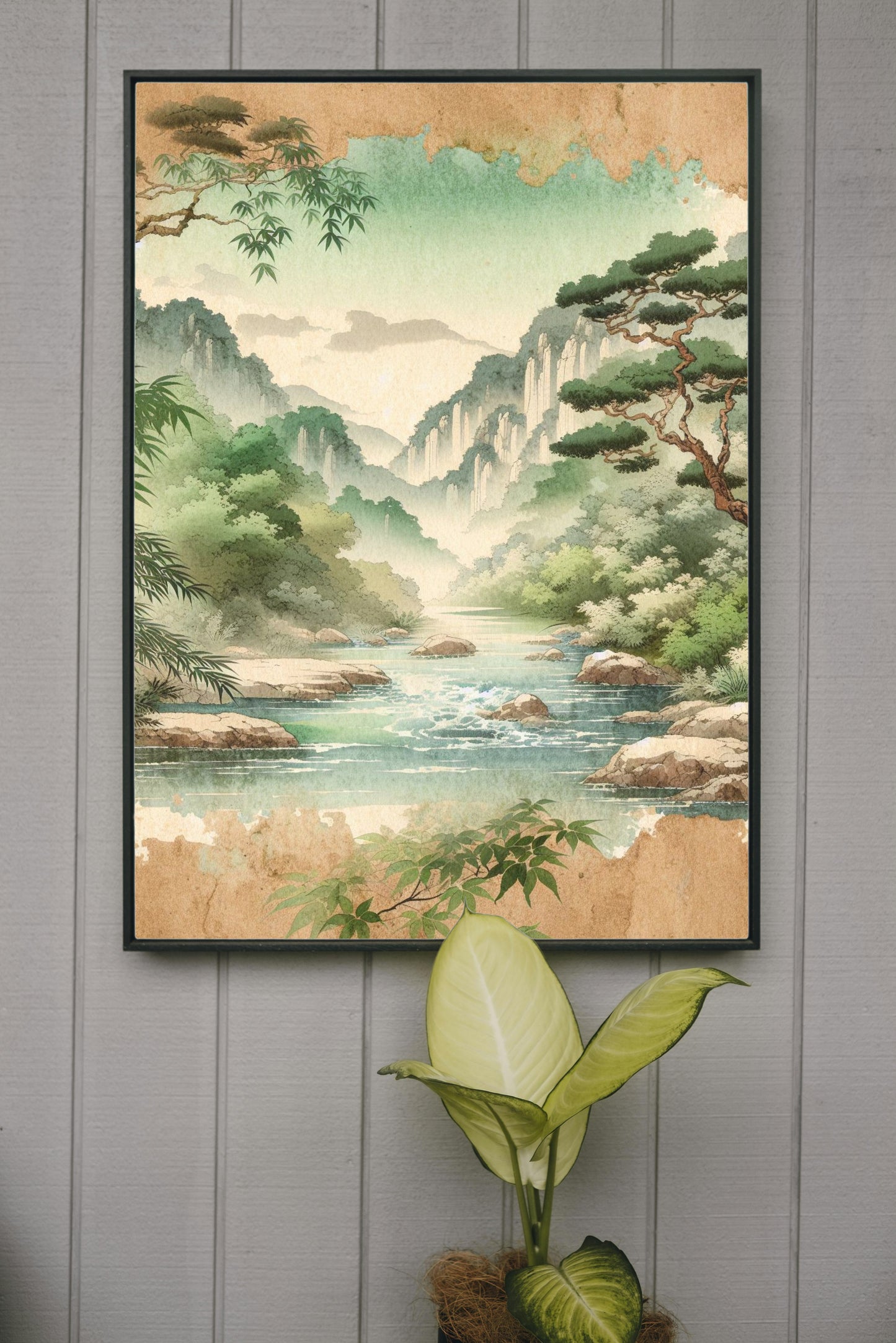 Serenum Natura Japanese Watercolor Art