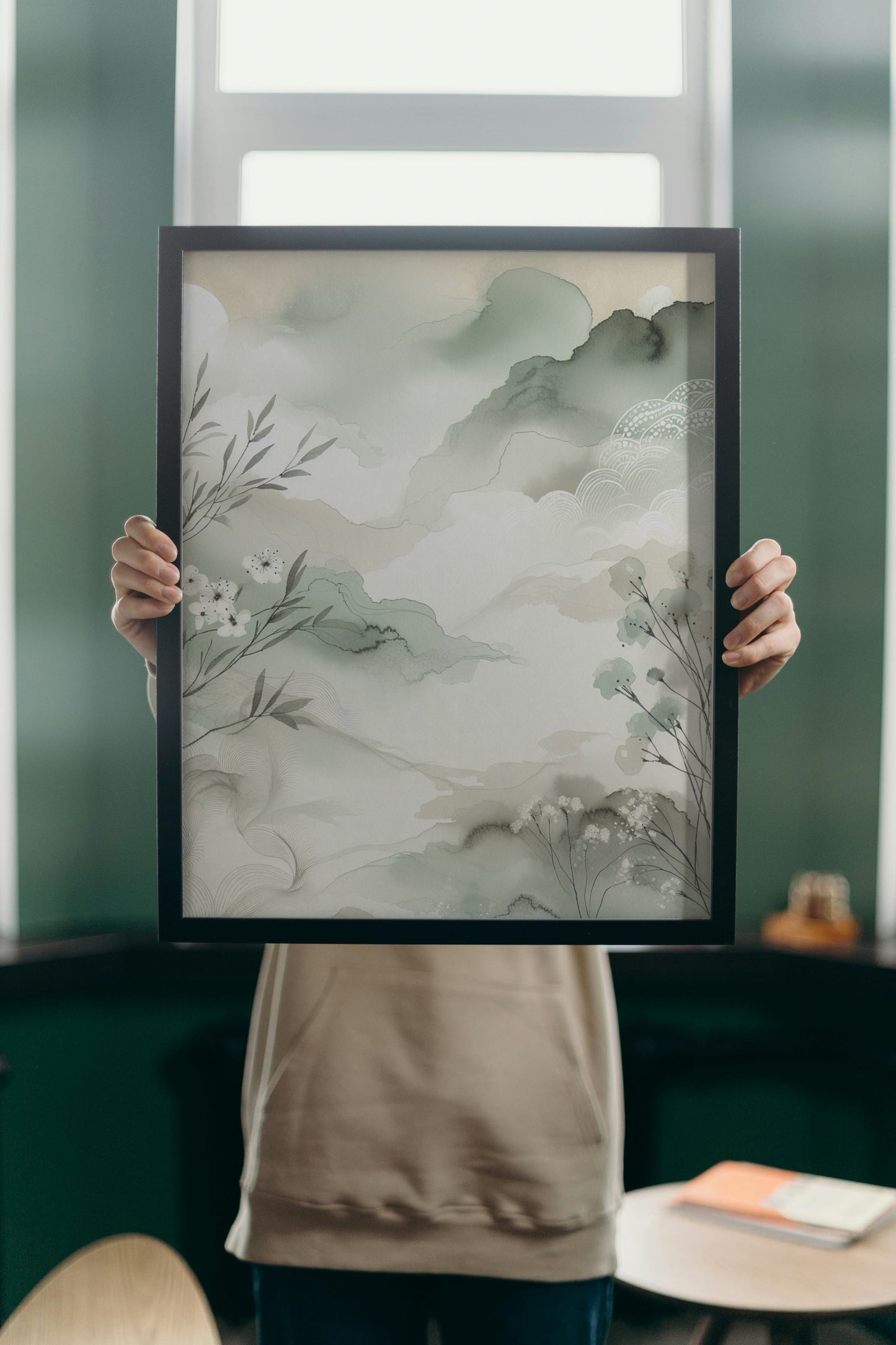 Serenum Natura: Tranquil and Ethereal Japanese Watercolor Art