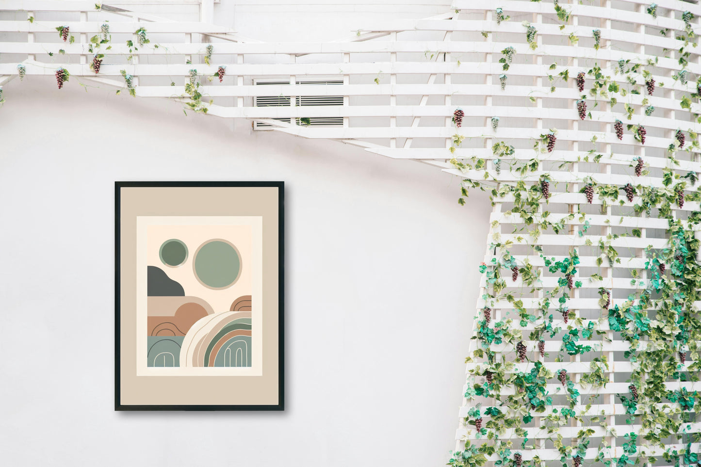 Ethereal Tranquility: Modern Boho Art