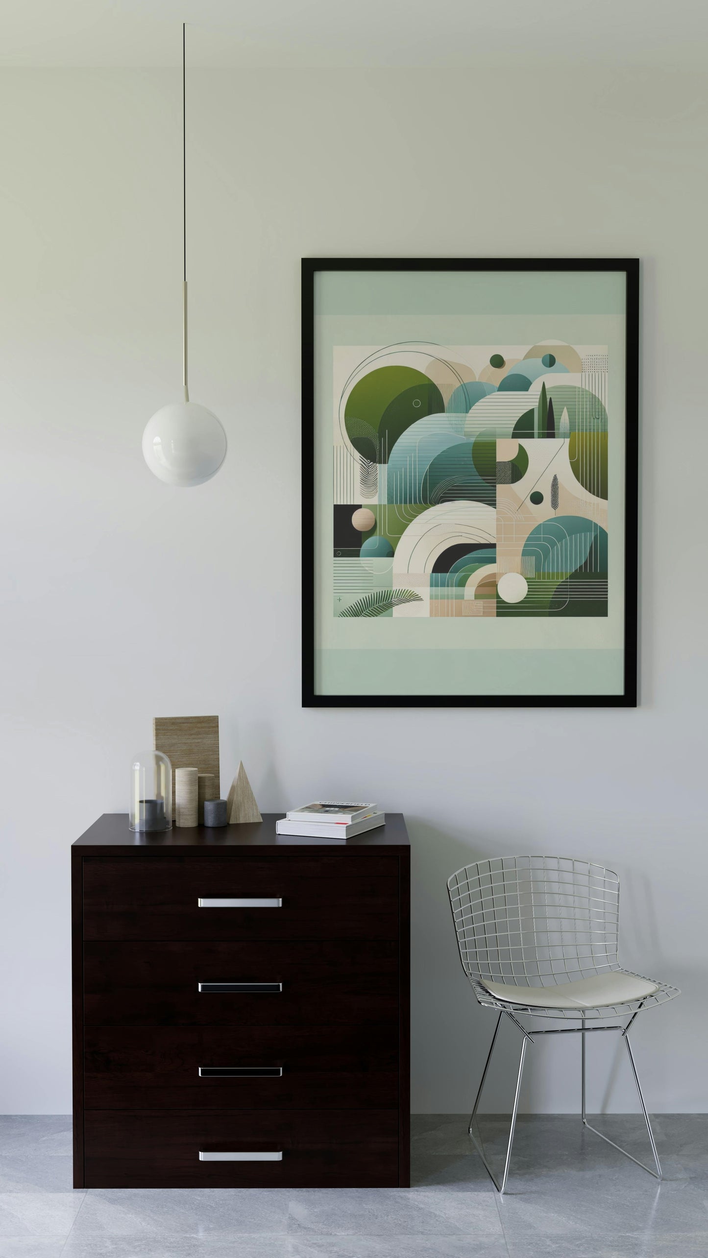 Serene Simplicity: Modern Abstract Art