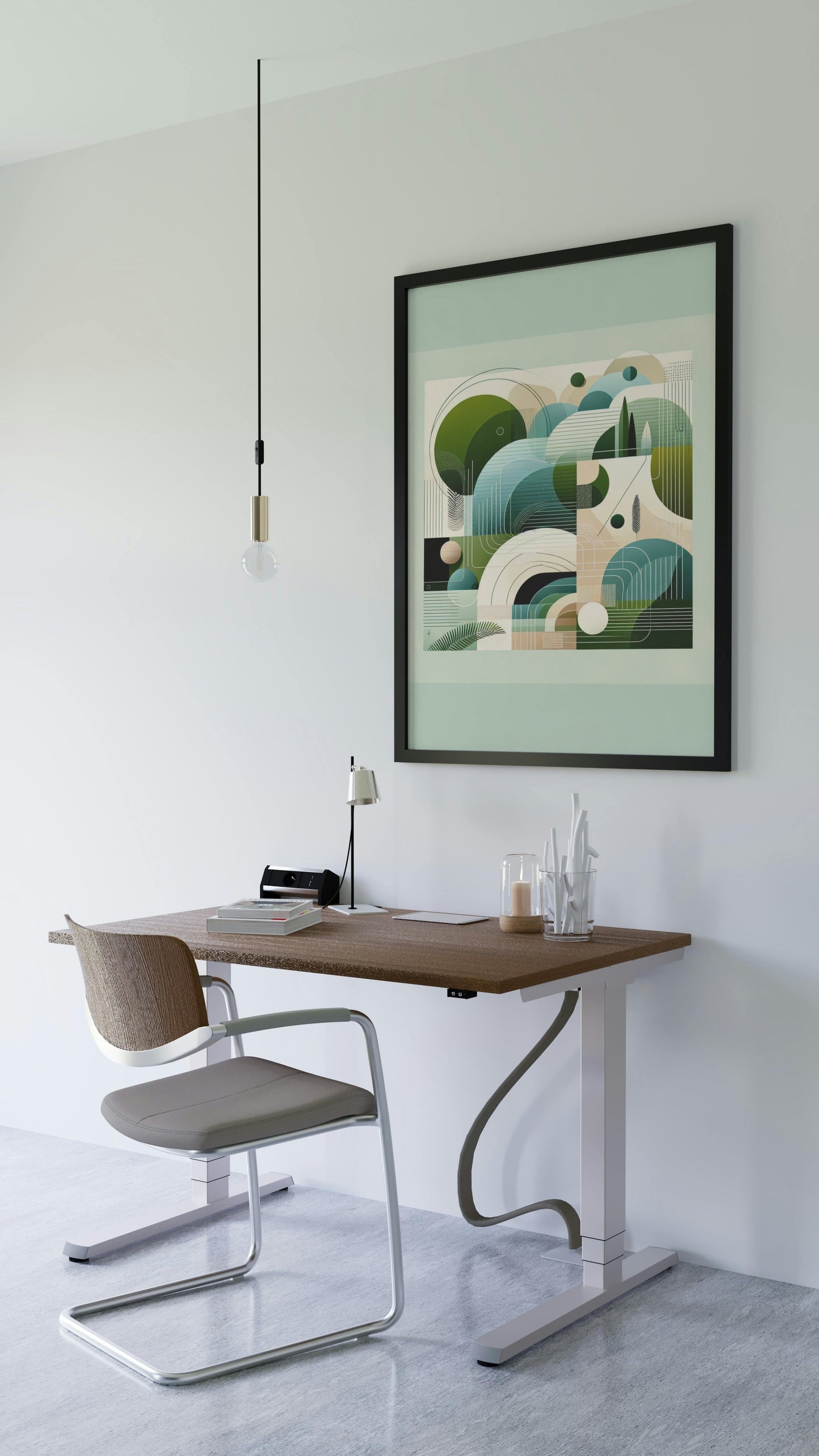 Serene Simplicity: Modern Abstract Art