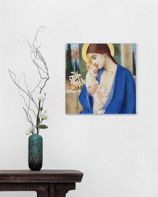 Madonna and Child by Marianne Stokes Art Nouveau (Modern) Art