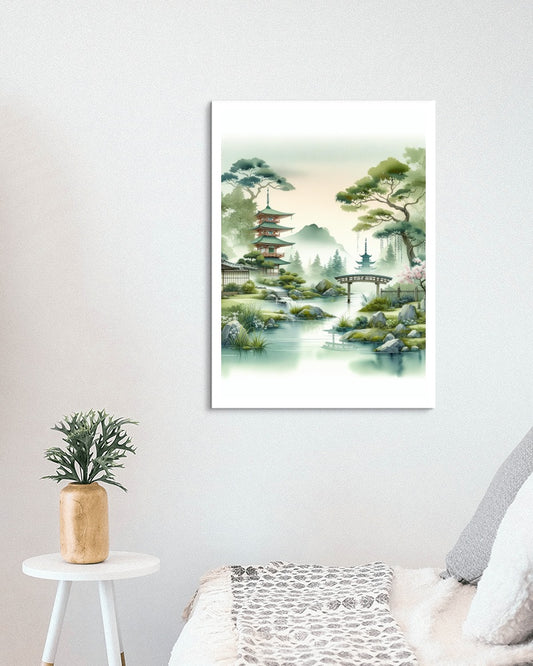 Serenum Natura: Modern Japanese Watercolor Art