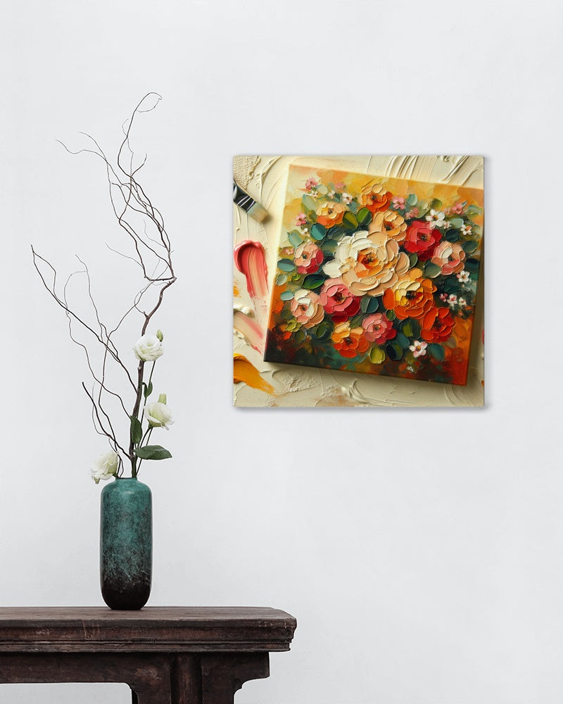 Vibrantus Aesthetica Floral Oilpainting Art