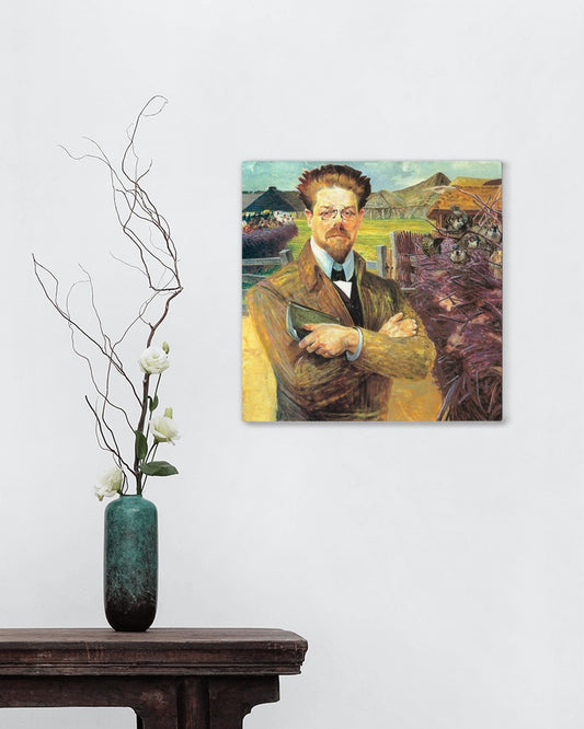 Portrait of Wladyslaw Reymont by Jacek Malczewski Art Nouveau (Modern) Art