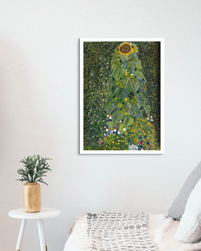 The Sunflower by Gustav Klimt Art Nouveau (Modern) Art dated 1907