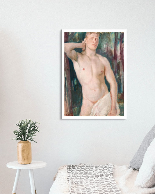 Young Nude Male by Magnus Enckell Symbolism Art dated 1920