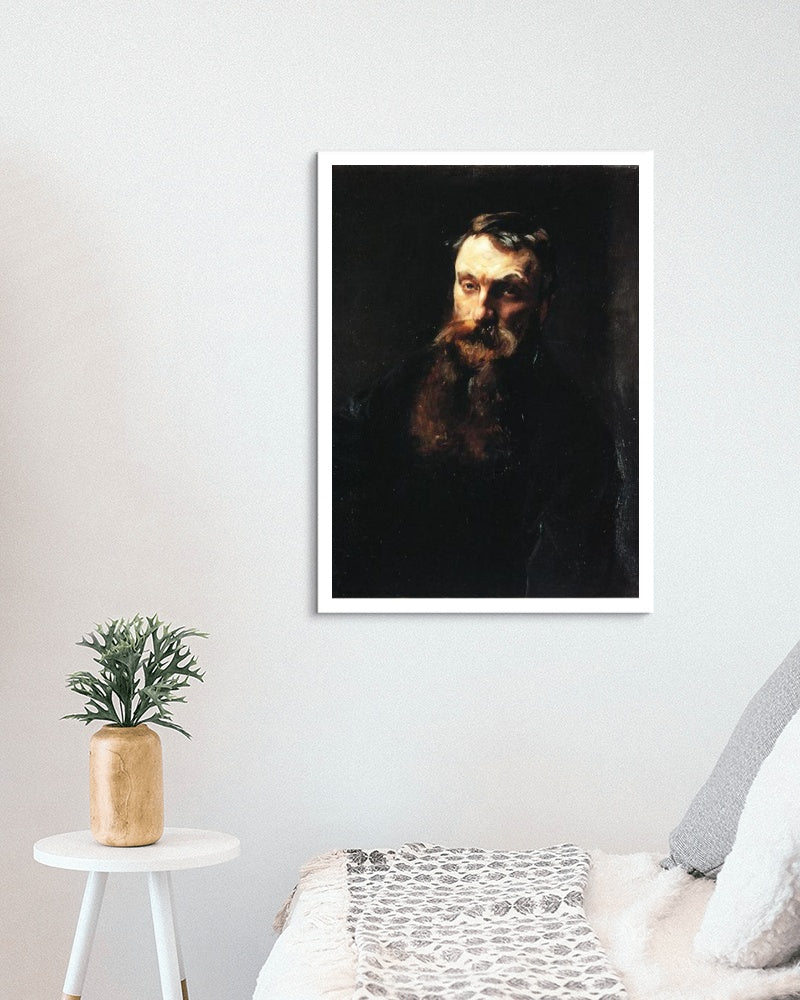 Auguste Rodin by John Singer Sargent Realism Art dated 1884