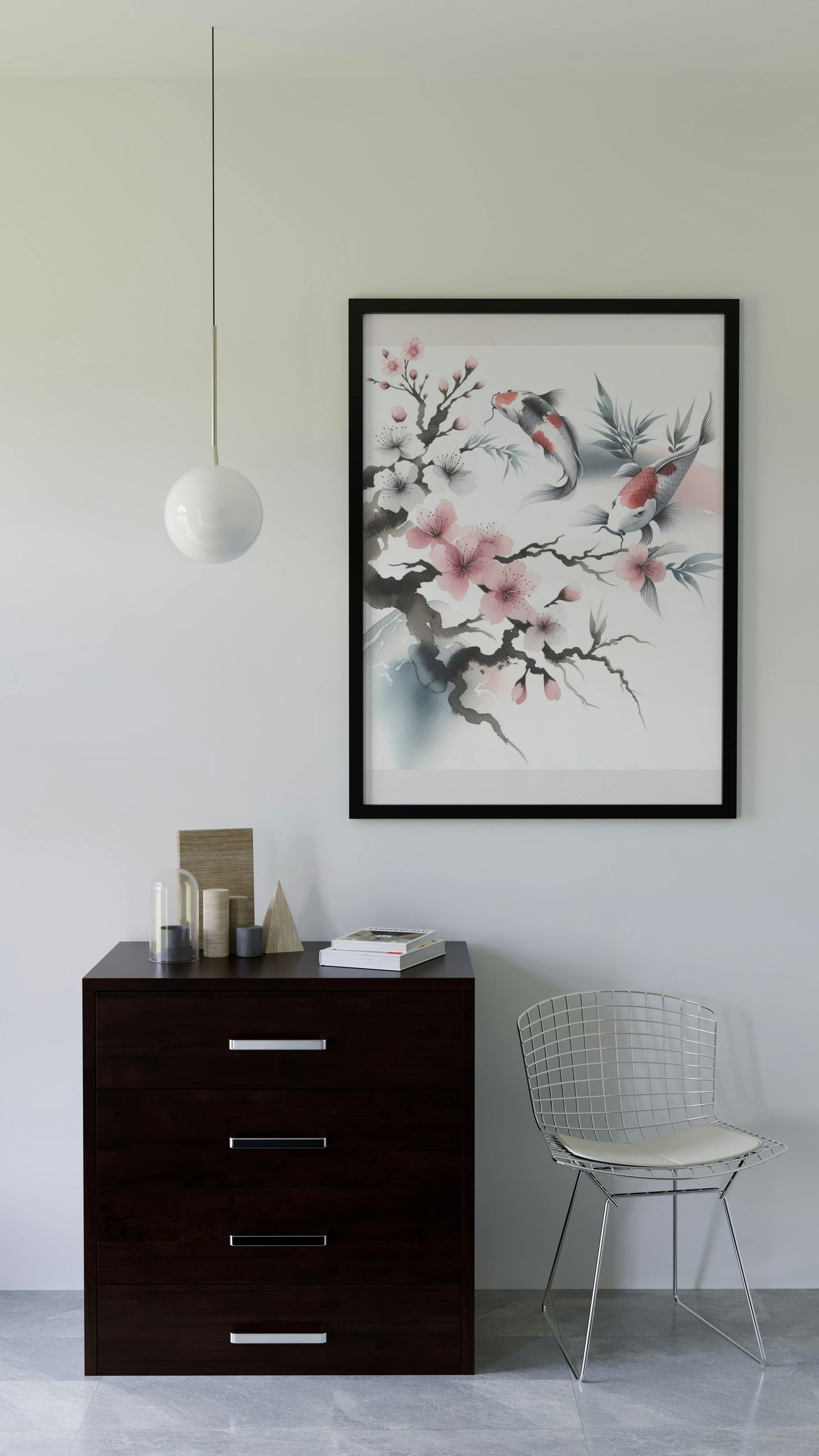 Elysian Ananda Sakura: Japanese Watercolor Serenity