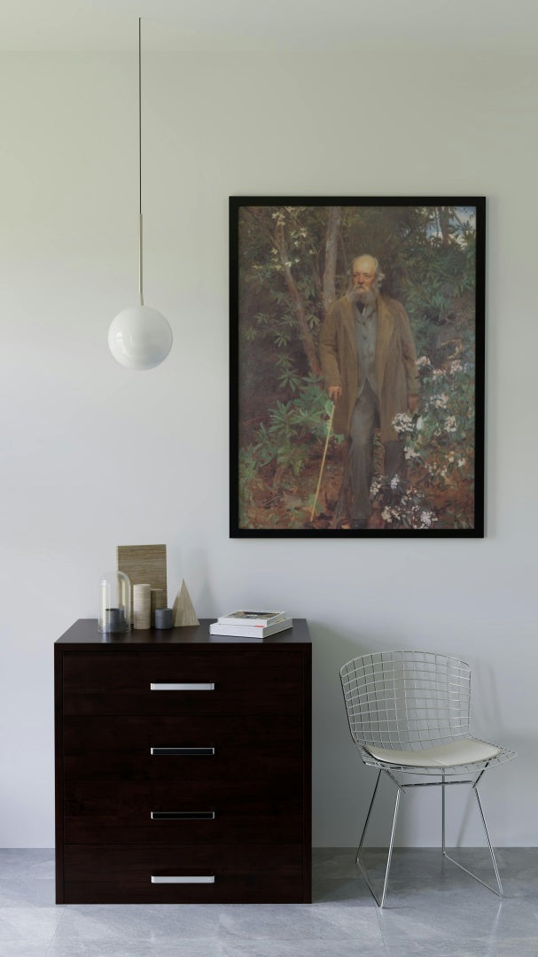 Frederick Law Olmsted by John Singer Sargent Realism Art dated 1895