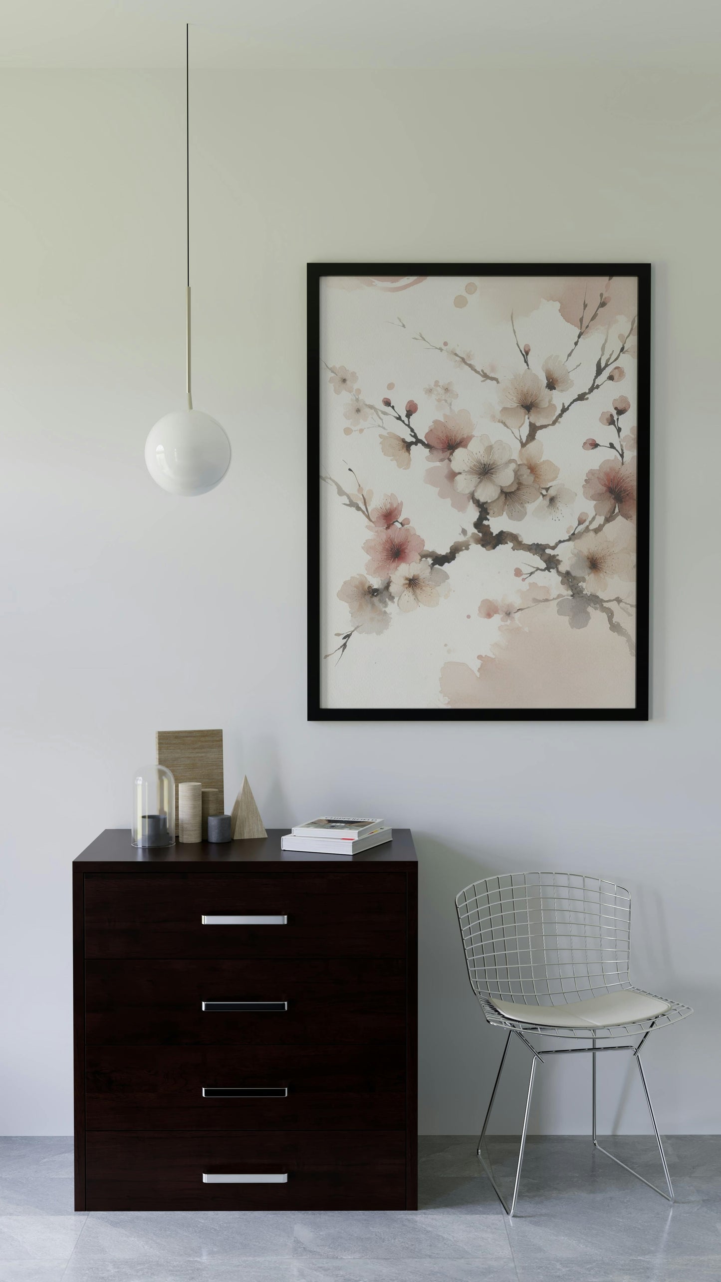 Elysian Ananta Sakura: Ethereal Japanese Watercolor Art