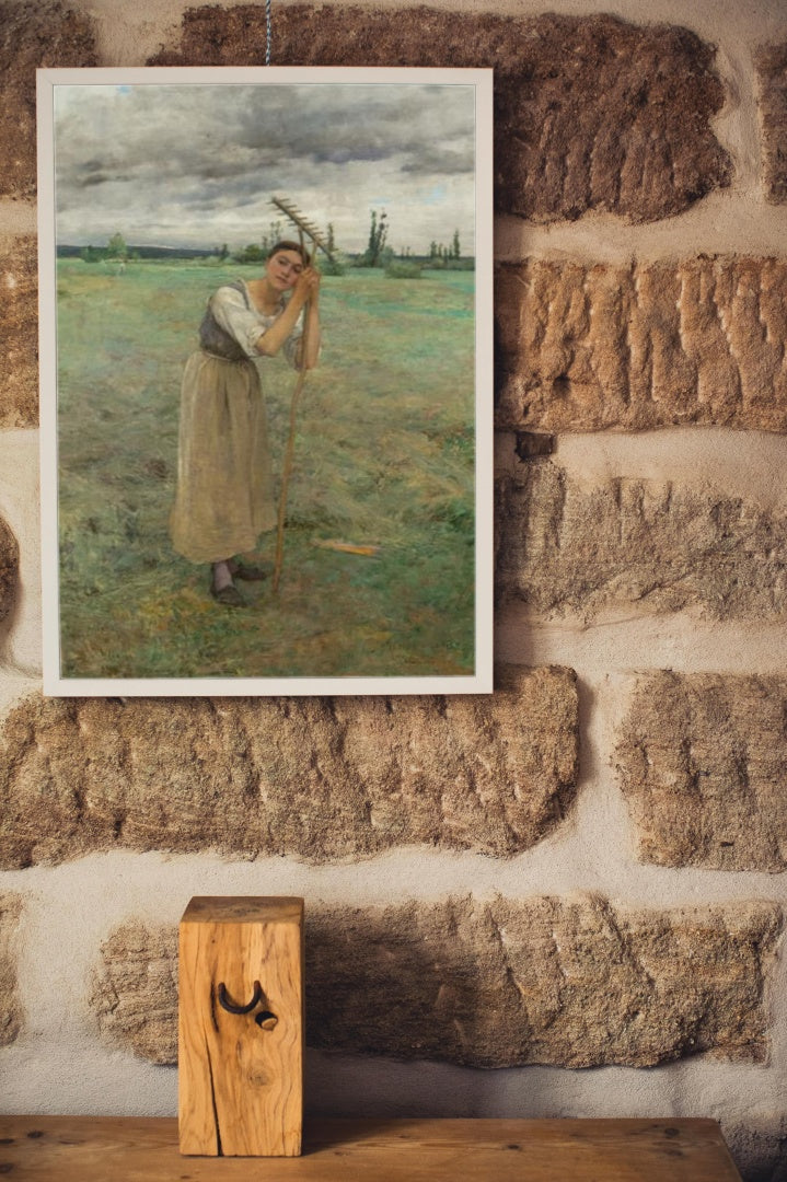 Weary by Jules Bastien-Lepage Naturalism Art dated 1881