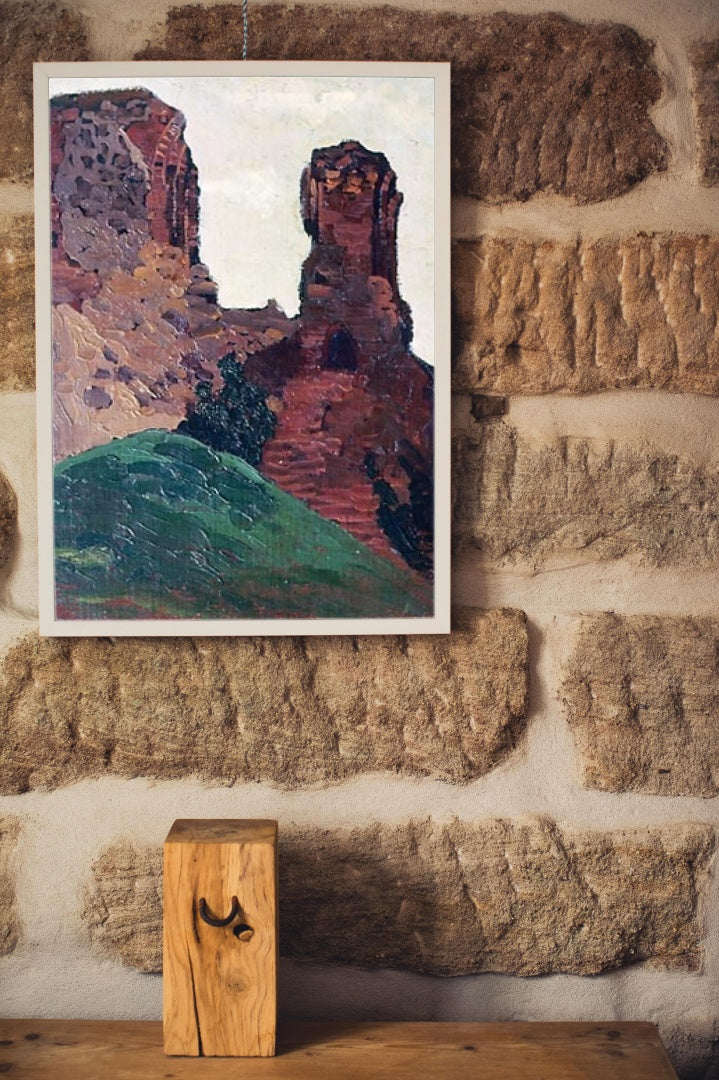 Vilno. Ruins of castle. by Nicholas Roerich Realism Art dated 1903