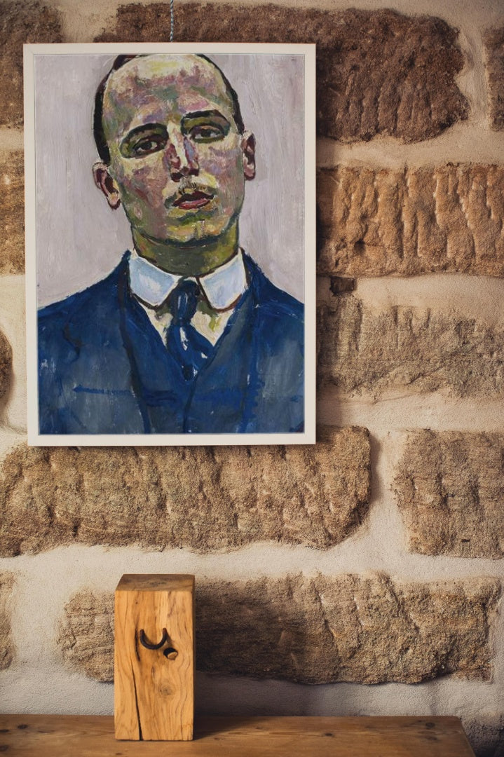 Josef M&#252;ller by Ferdinand Hodler Art Nouveau (Modern) Art dated 1916