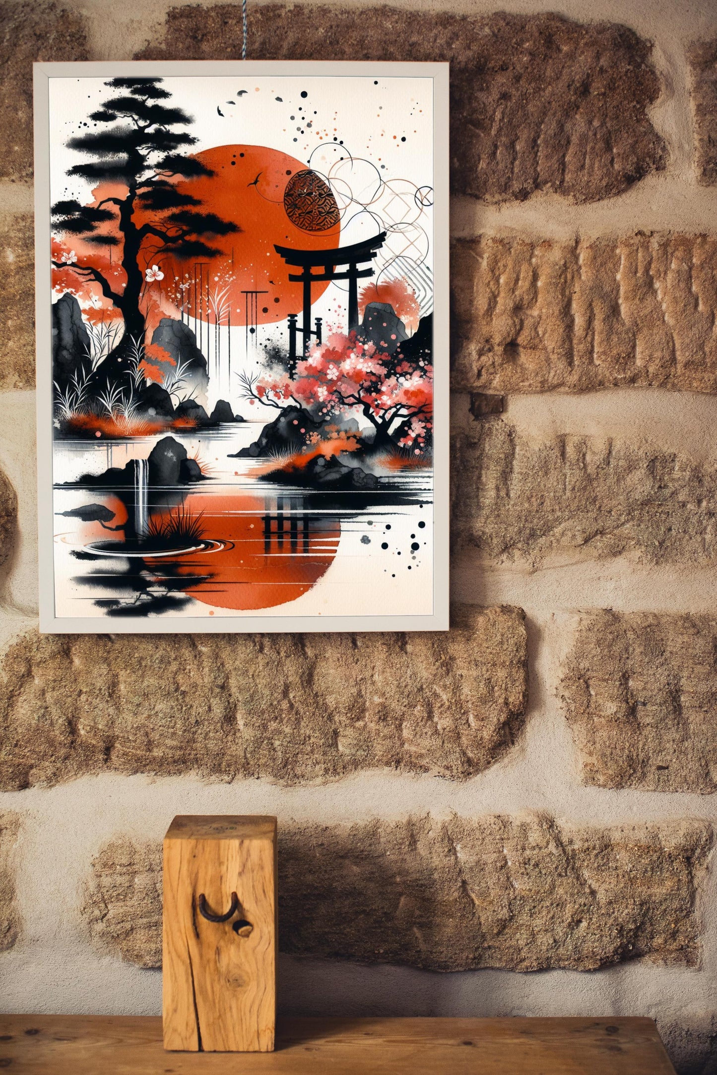 Aurantiaco-Nigrae Sublimis: Modern Japanese Watercolor Art