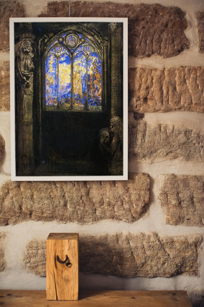 Stained Glass Window by Odilon Redon Symbolism Art