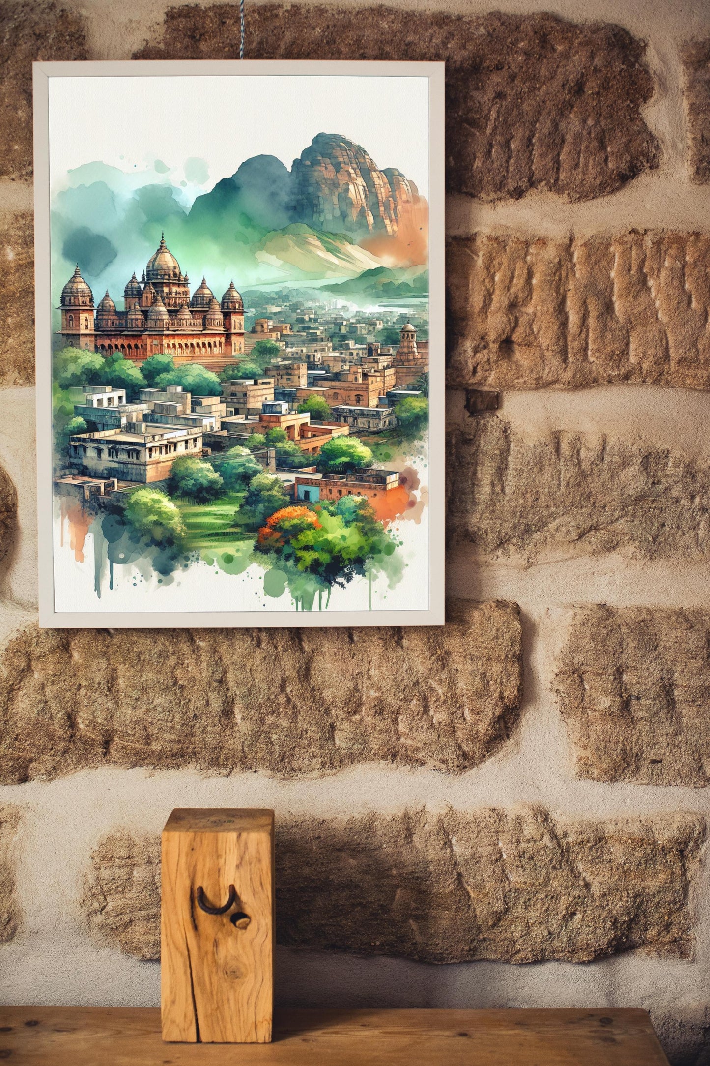 Serenus Virentis Indian Landscape Art: Captivating Cities, Quaint Villages, and Ethereal Towns