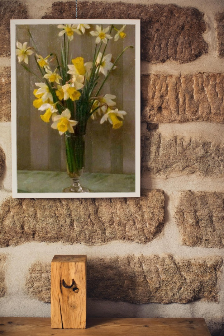 Daffodils by William Logsdail Realism Art dated 1935