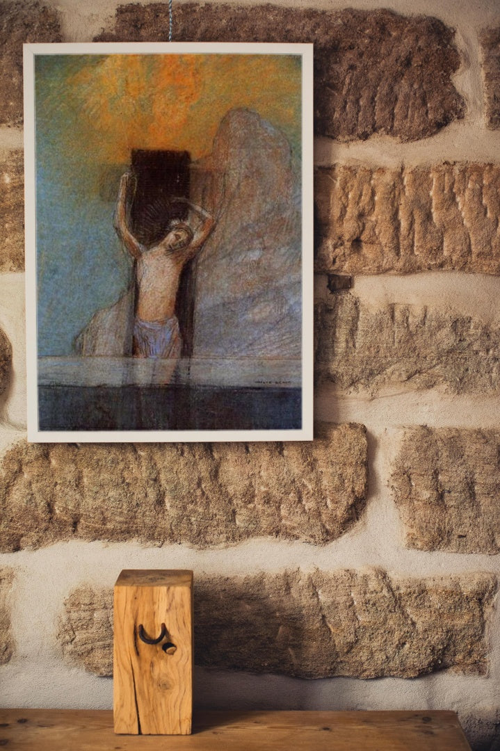 Christ on the Cross by Odilon Redon Symbolism Art dated 1897