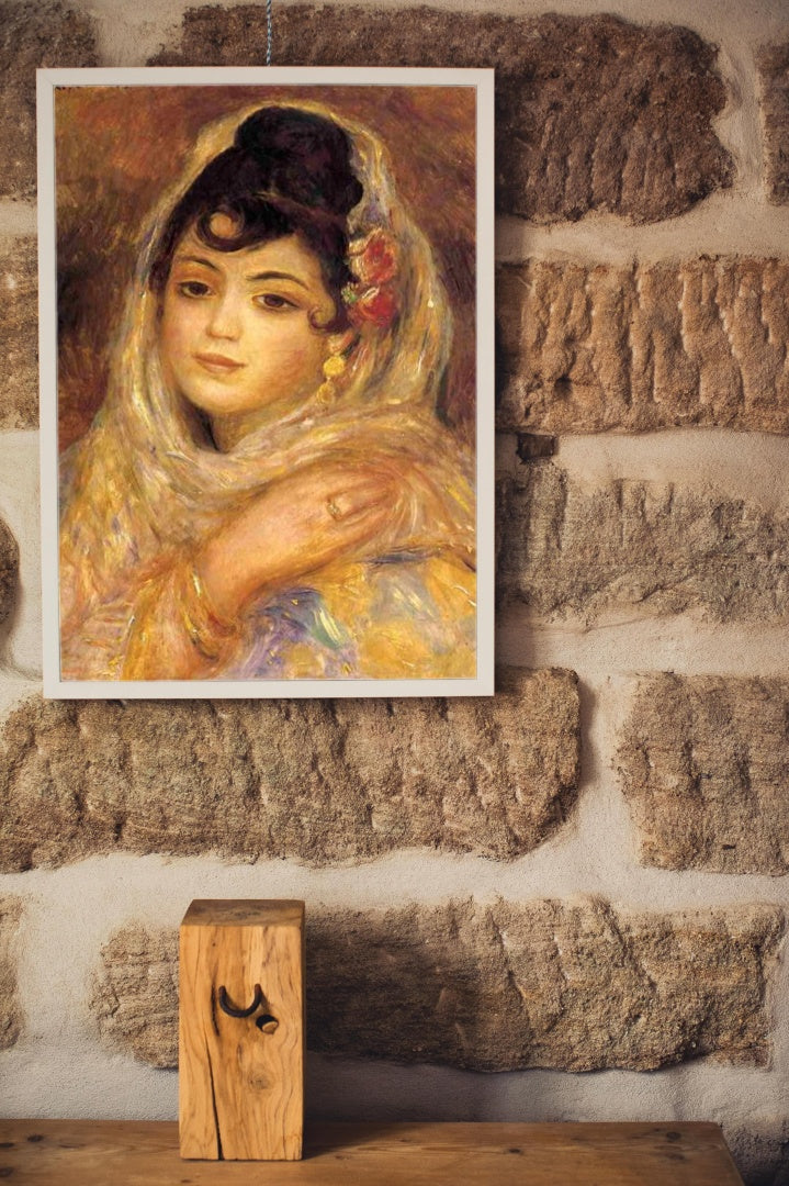 Algerian Woman by Pierre-Auguste Renoir Impressionism Art dated 1881