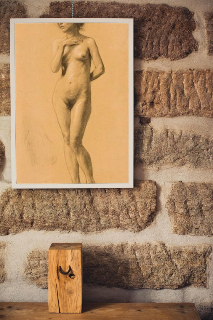 Female nude by Paul Mathiopoulos Realism Art