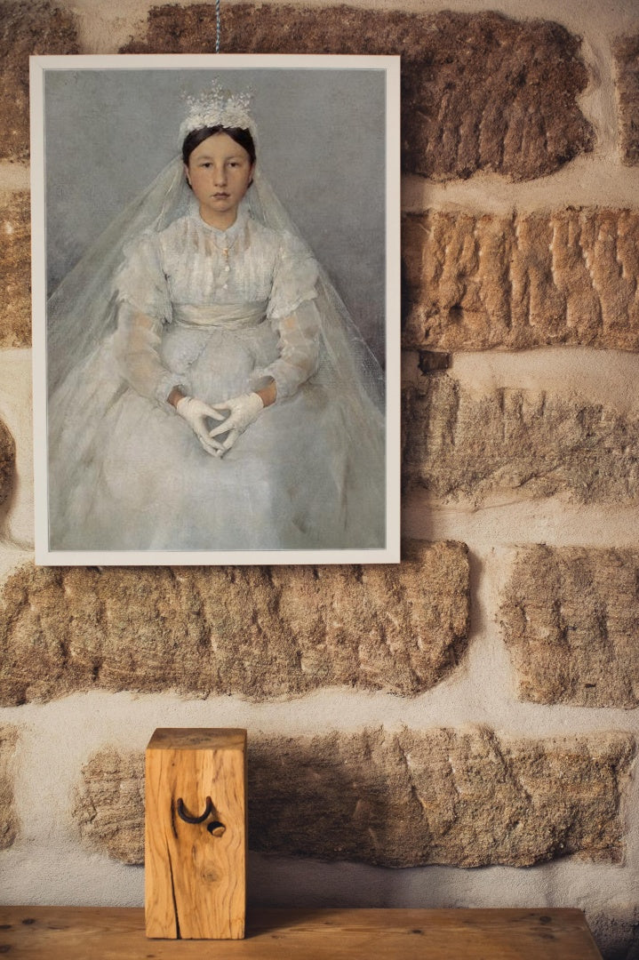 The Communicant by Jules Bastien-Lepage Realism Art dated 1875