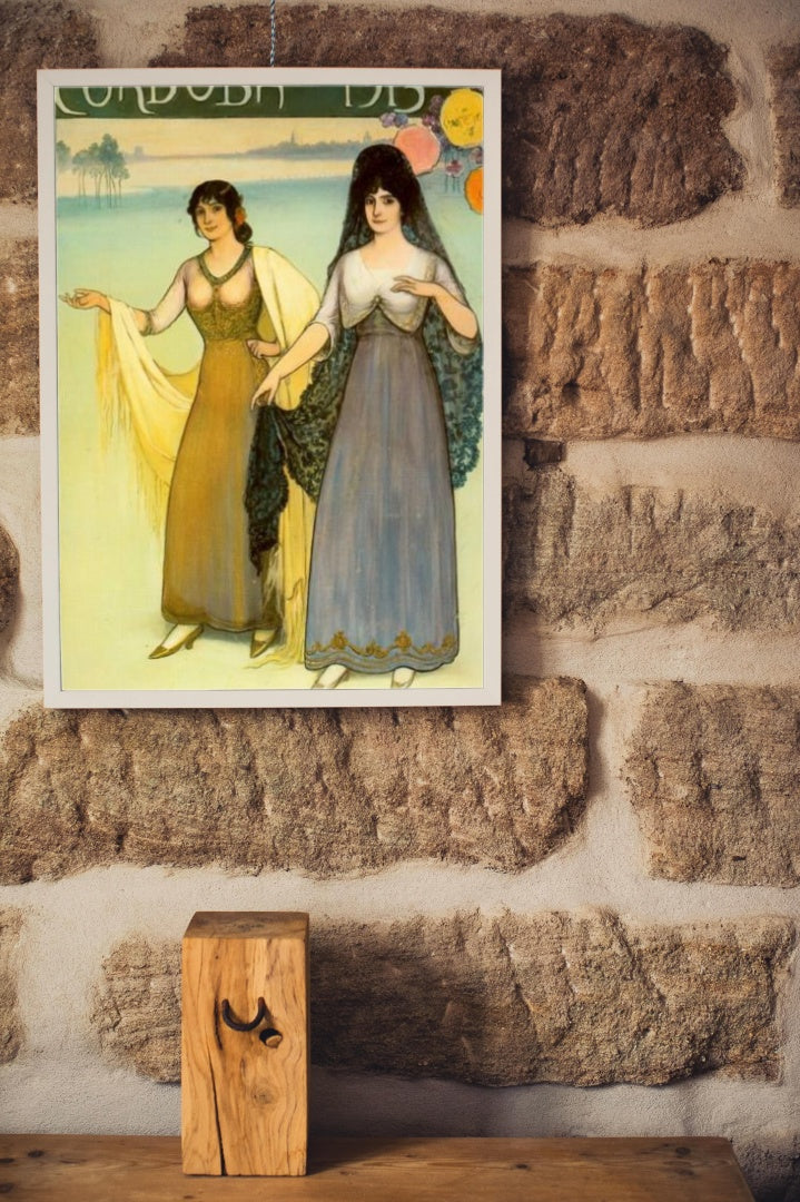 C&#243;rdoba by Julio Romero de Torres Realism Art dated 1913